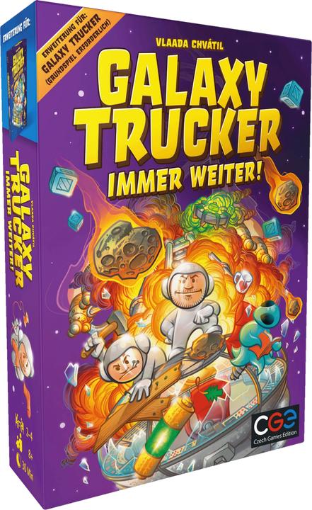 Produktbild Czech games edition CZ118 - Galaxy Trucker 2nd Edition: Immer weiter!, Brettspiel, für 2-4 Spieler (DE-Erweiterung) (Deutsch)