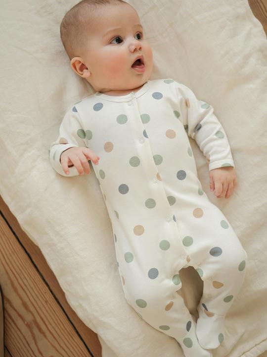 Image du produit Envie de Fraise Bio-Kollektion: Baby Strampler aus getupftem Jersey