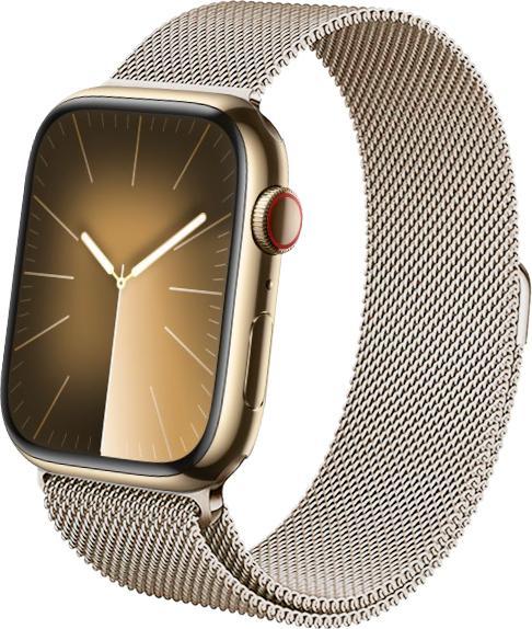 Produktbild Crong Milano Steel – Edelstahlarmband für Apple Watch 42/44/45/49 mm (Champagner) (Edelstahl)