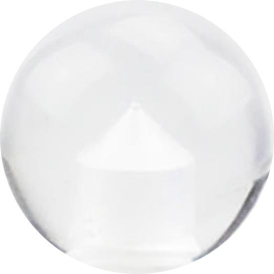 Actual product image Star Piercing Micro ball transparent (Acrylic, without brass)