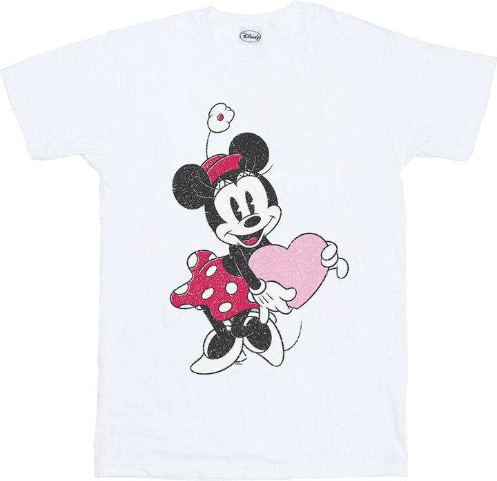 Disney Minnie Mouse Love Heart TShirt (M)