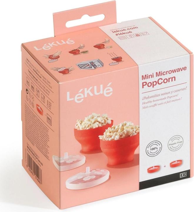 Immagine prodotto Lékué Mini PopCorn da microonde Set di 2