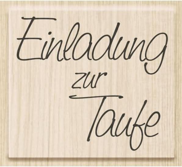Produktbild Stewo Tampon à motif - Einladung Zur Taufe