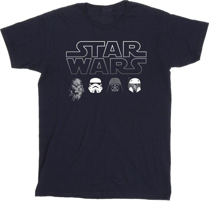 Produktbild Star Wars Character Heads TShirt (4XL)