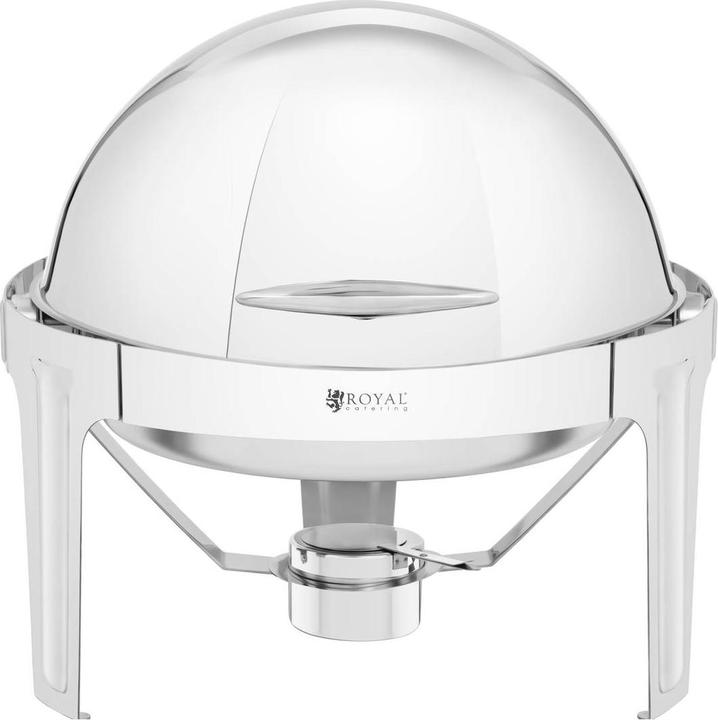 Produktbild Royal Catering Chafing Dish Warmhaltebehälter Rechaud Wärmebehälter rund 5,8 L
