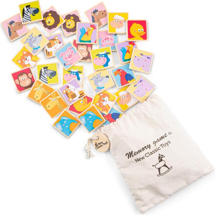 Produktbild New Classic Toys Memory Spiel - Tiere