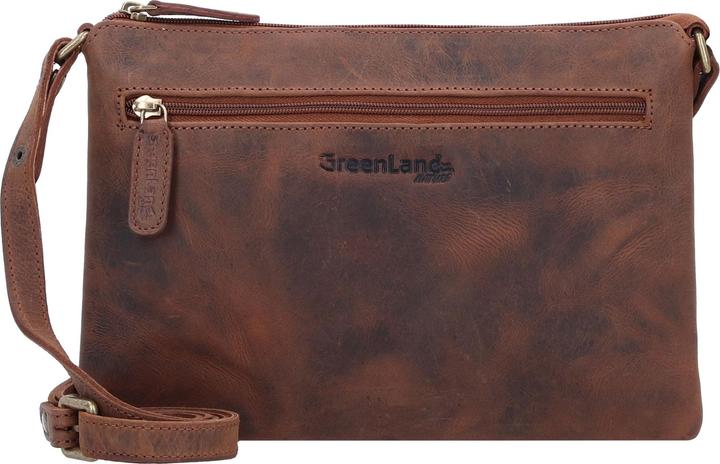 Produktbild Greenland Nature Montenegro Umhängetasche RFID Leder 28 cm