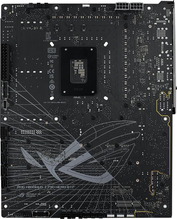 Image du produit ASUS MB ROG MAXIMUS Z790 HERO BTF (Intel,1700,DDR5,ATX) (LGA 1700, Intel Z790, ATX)