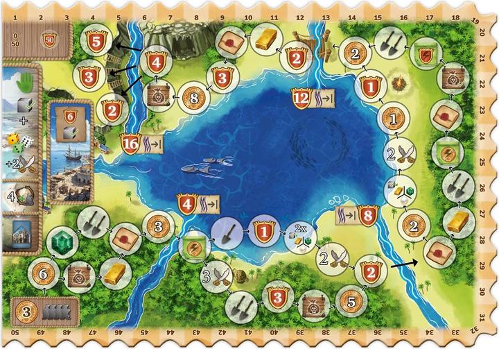 Actual product image Super Meeple Pirates of Maracaibo - Tuiles promo inclus (f) (French)