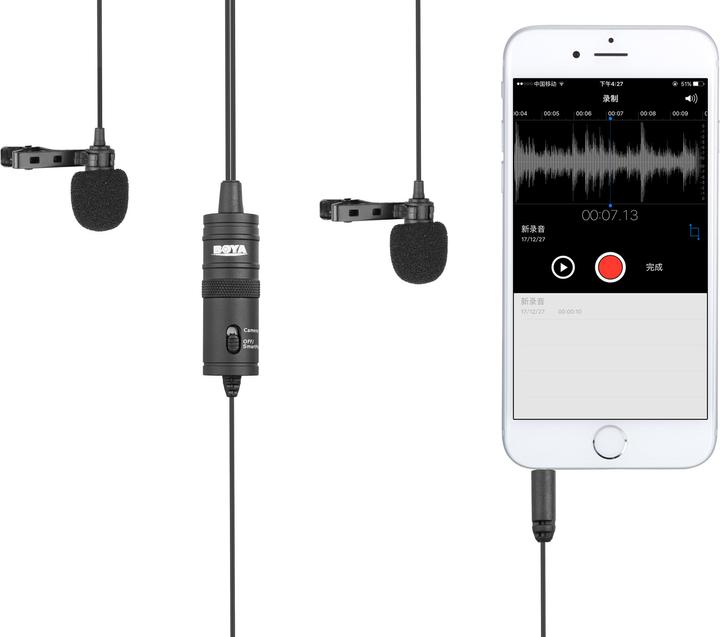 Image du produit Boya BY-M1DM Dual Lavalier