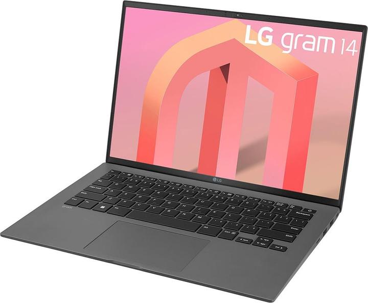 Actual product image LG gram (2022) 14Z90Q-G.AA79G 35.60cm (14")FHD IPS i7-1260P 16GB RAM 1TB SSD W11H (14", Intel Core i7-1260P, 16 GB, 1000 GB)