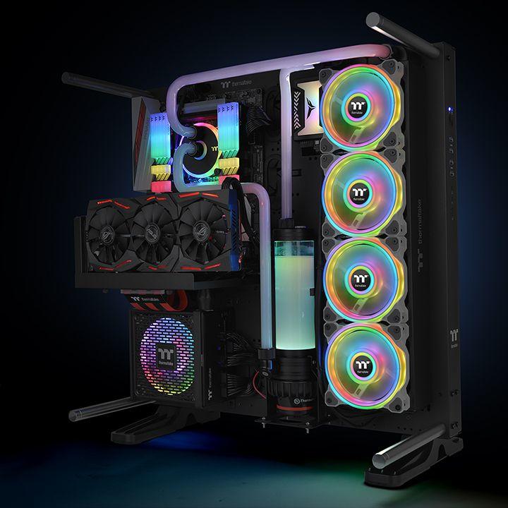 Produktbild Thermaltake Riing Quad 12 RGB TT Premium Edition (120 mm, 3 x)