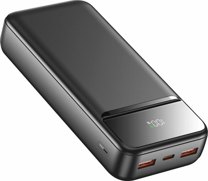 Swissten Power Bank 20000 Mah Power Line II Black (20000 mAh, 22.50 W, 22.50 Wh)