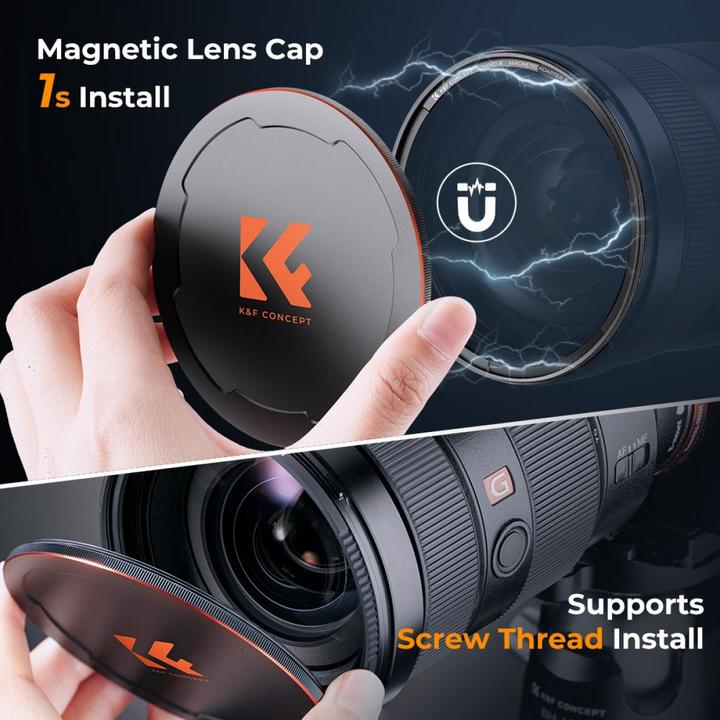 Actual product image K&F Concept Magnetic 1/4 Black Mist Filter Nano X 49mm (KF-1816) (49 mm)