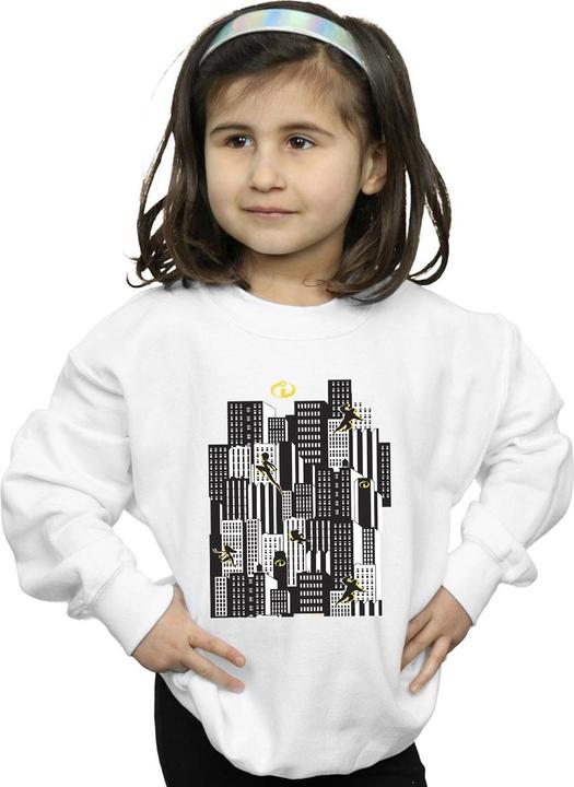 Actual product image Disney Girls The Incredibles Skyline Sweatshirt (128)