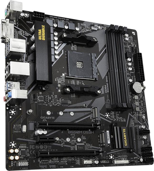 Produktbild Gigabyte B550M DS3H (AM4, AMD B550, mATX)