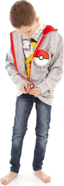 Produktbild Pokémon Gotta Catch Em All Hoodie mit durchgehendem Reissverschluss Jungen (116)
