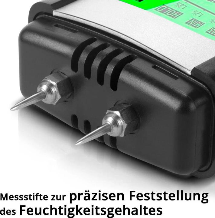 Produktbild Stahlwerk Feuchtigkeitsmesser FM-60 ST Holz Baustoffe Feuchtigkeitsmessgerät