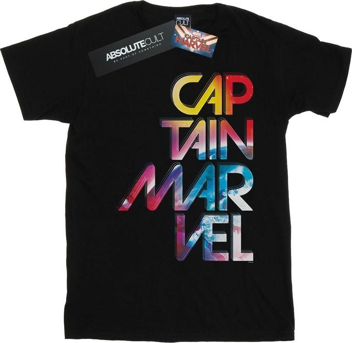 Actual product image Mens Captain Galactic Text T-Shirt (S)