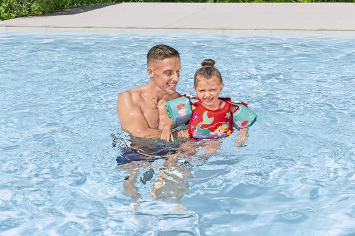 Image du produit Bestway Aide à la flottabilité Little Mermaid avec housse textile, 3-6 ans (30-60 kg)
