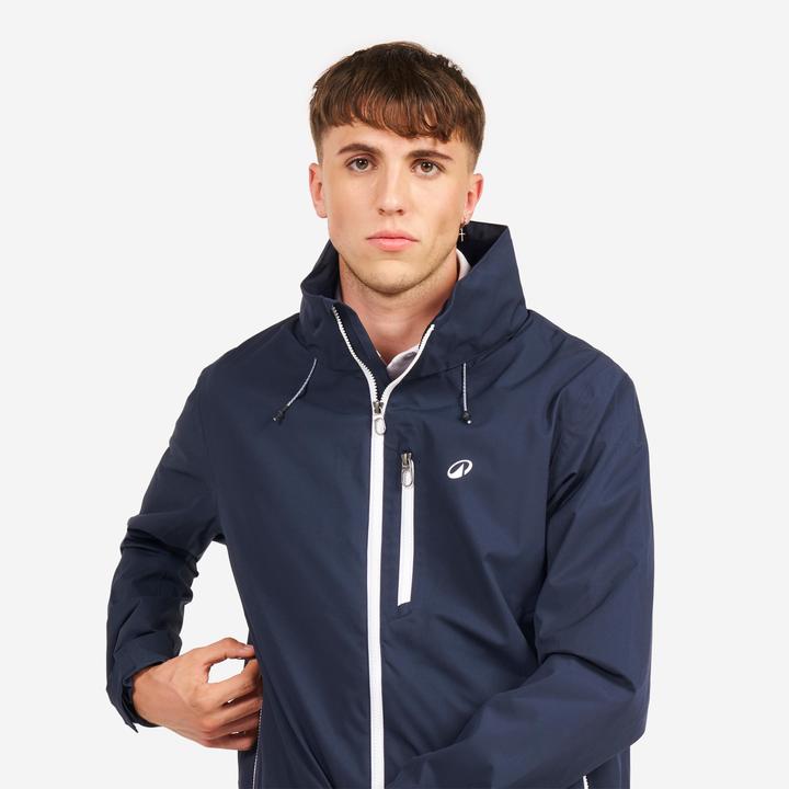 Produktbild Tribord Regenjacke Segeln Herren wasserdicht Sailing 300 marineblau/weiss (L)