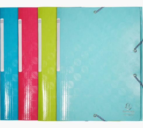 Produktbild Exacompta 55220E, Zeichenmappe, A4, Pressspan, Beere, Blau, Grün, Türkis, Landschaft, 250 Blätter