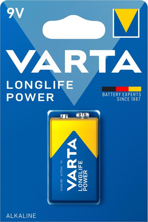 Varta LONGLIFE Power (1 Stk., 9V Block, 580 mAh)