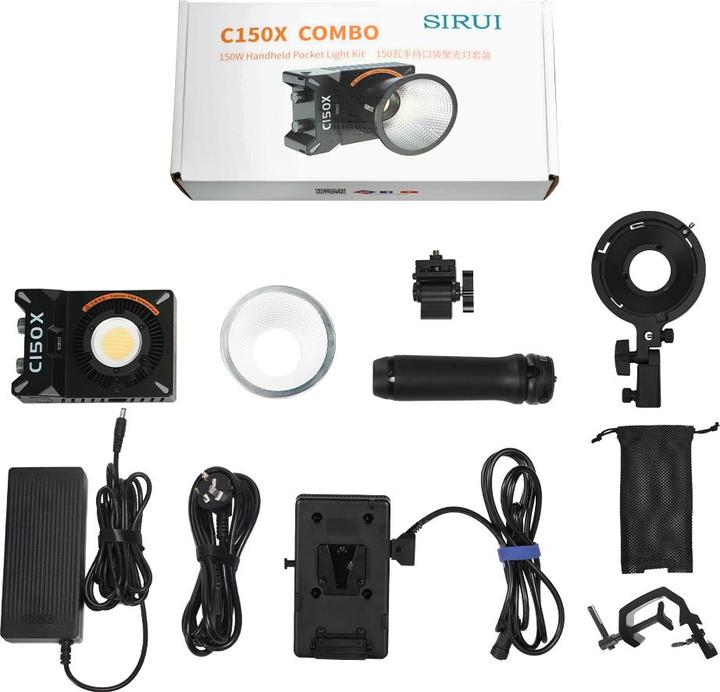 Actual product image Sirui C150X Combo Mini LED bi-colour panel light (Surface luminaire)
