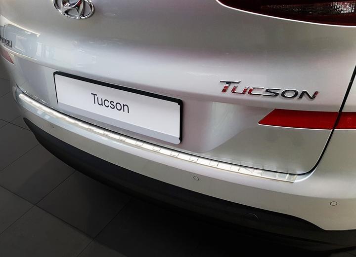Produktbild Avisa Edelstahl Ladekantenschutz für Hyundai Tucson ab 7/2018 bis 2020 (Heck)
