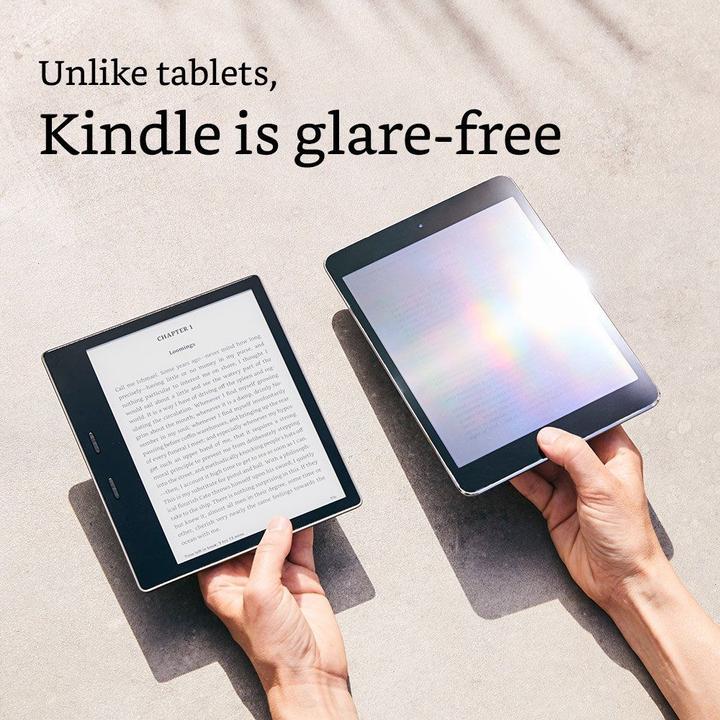 Image du produit Amazon Kindle Oasis (2017) (7", 32 Go, Graphite, Aluminium)