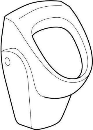 Actual product image Geberit Keramag / Urinal Renova wei 235300000
