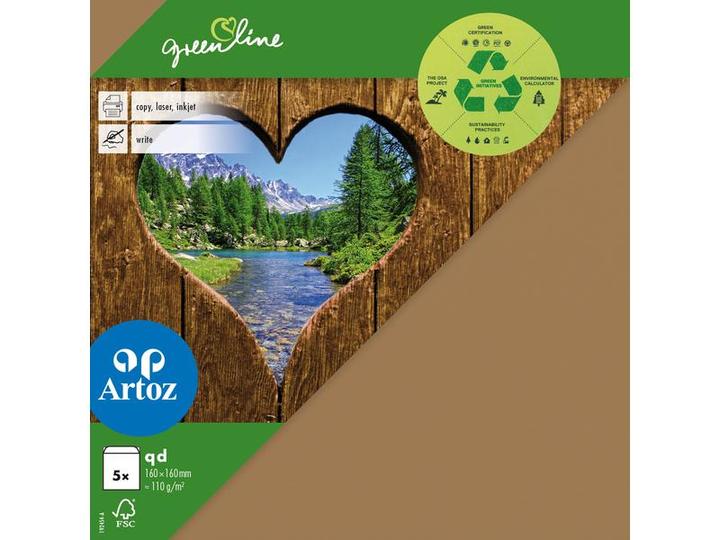 Image du produit Artoz Ligne verte (16 x 16 cm, 5 x)