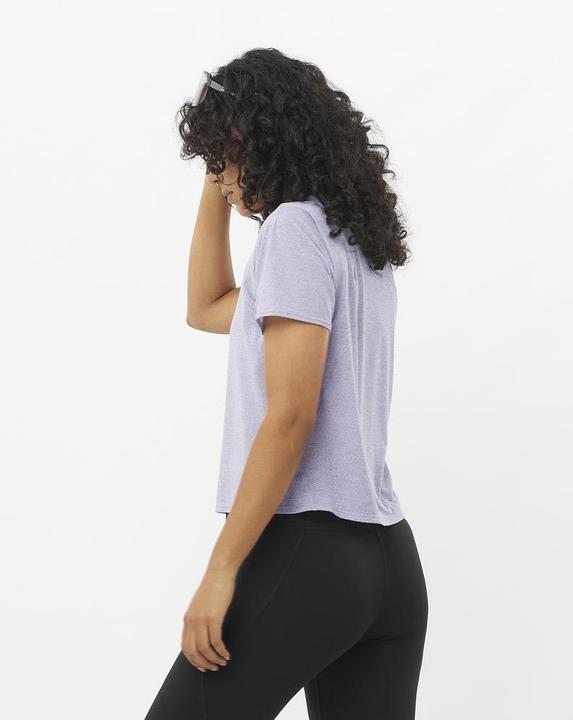 Actual product image Salomon Shkout Air Crop SS Tee (L)
