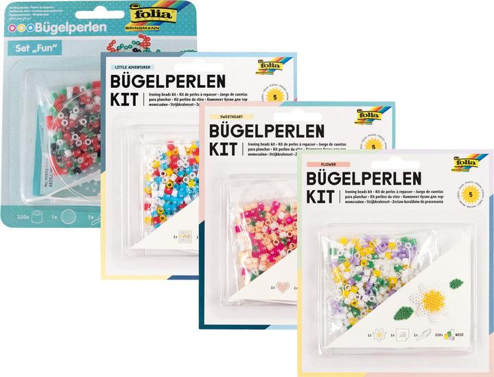 Produktbild Folia Bügelperlen-Set Flower