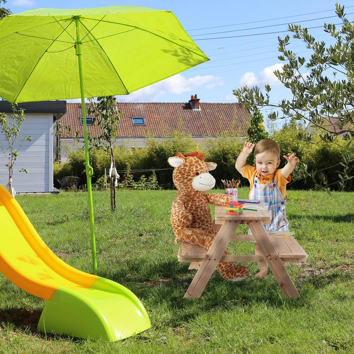 Image du produit Relaxdays Ensemble table banc enfants, en bois