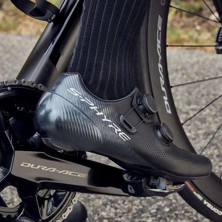 Actual product image Shimano RC903, SHOE, SPD-SL, UNISEX, BLACK, WIDE, SIZE 41 (41)