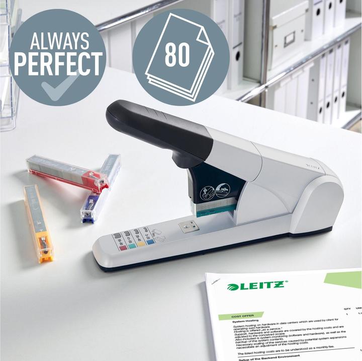 Produktbild Leitz Blockheftmaschine 5551 (80 Blätter)