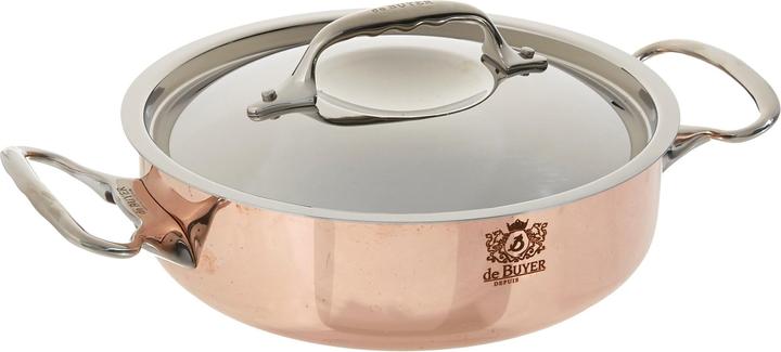 Actual product image de Buyer Prima Matera (20 cm, Casserole + Stewpot, Stainless steel, Copper)