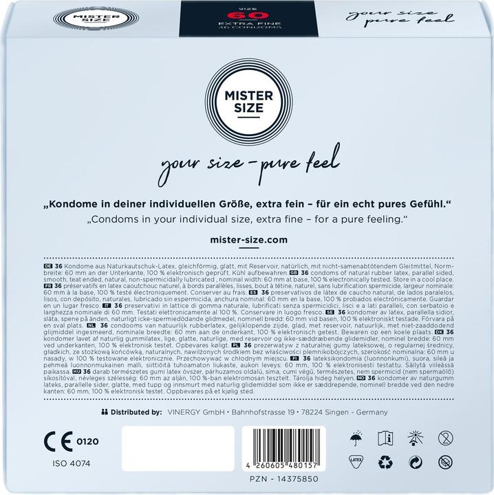 Actual product image Mister Size Thin Skin (36 pcs.)