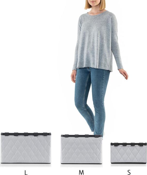 Actual product image reisenthel Storage box Frame M Light grey (18 l)