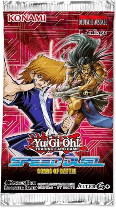 Immagine prodotto Yu-Gi-Oh Booster Speed Duel: Cicatrici della Battaglia - 1a Edizione -! (Tedesco, Pacchetto Booster)