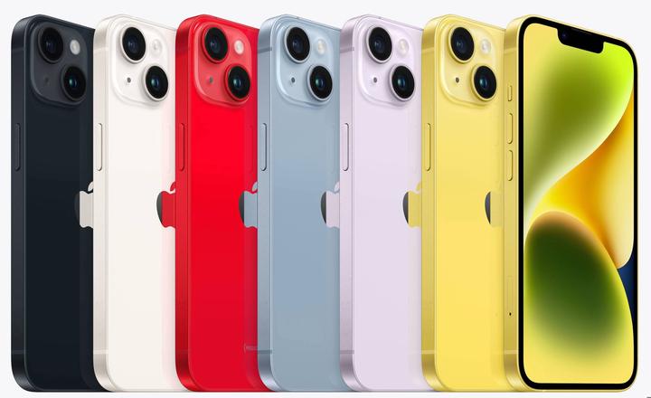 Productafbeelding Apple iPhone 14 (128 GB, Rood, 6.10", SIM + eSIM, 12 Mpx, 5G)
