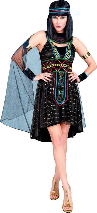 Image du produit Widmann ÄGYPTISCHE HERRSCHERIN (Kleid mit Umhang, Armstulpen, Stirnband), XS (XS)