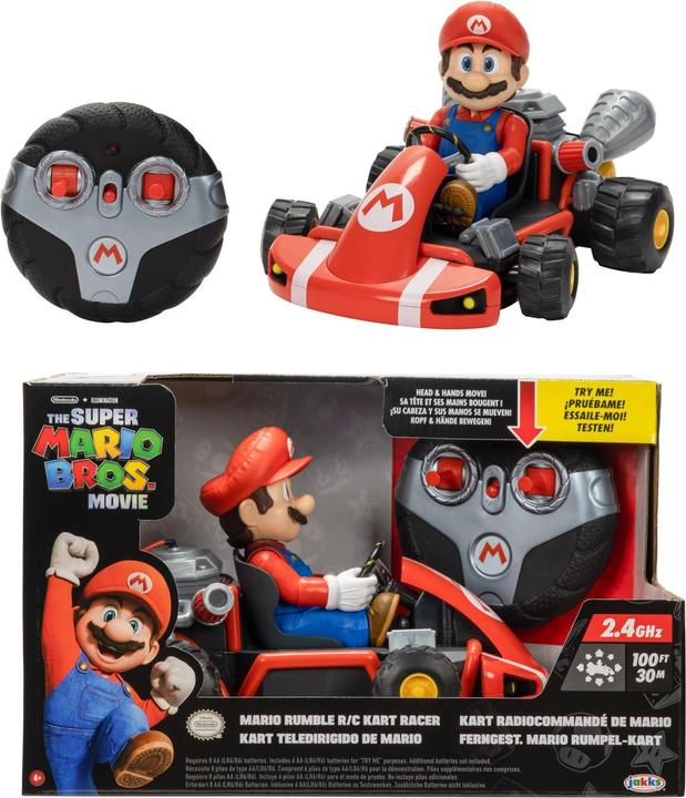 Actual product image Jakks Pacific Super Mario Movie - Super Mario Rumble RC (418224)