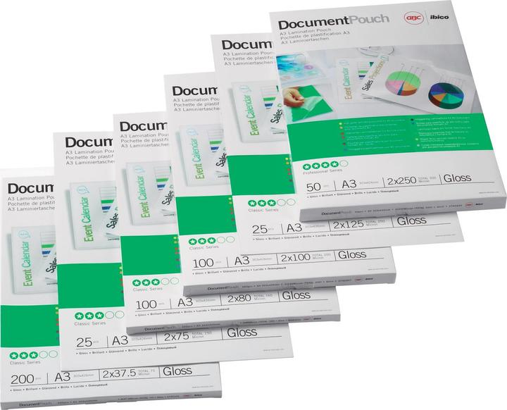Actual product image GBC Premium quality laminating films (A3, 100 Piece, 125 µm)