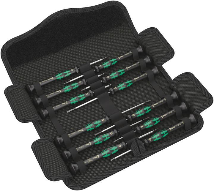Wera Kraftform Micro 12 Universal 1 (Schlitzschrauben, Innensechskant, Torx (TX), Phillipps-Kreuzschlitz (PH))
