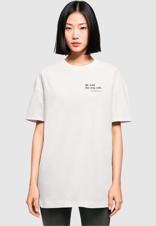 Image du produit Merchcode Ladies Happines Tee boyfriend surdimensionné - 118437 (S)