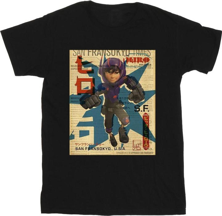 Image du produit Disney - T-shirt BIG HERO BAYMAX HIRO NEWSPAPER - Homme (4XL)