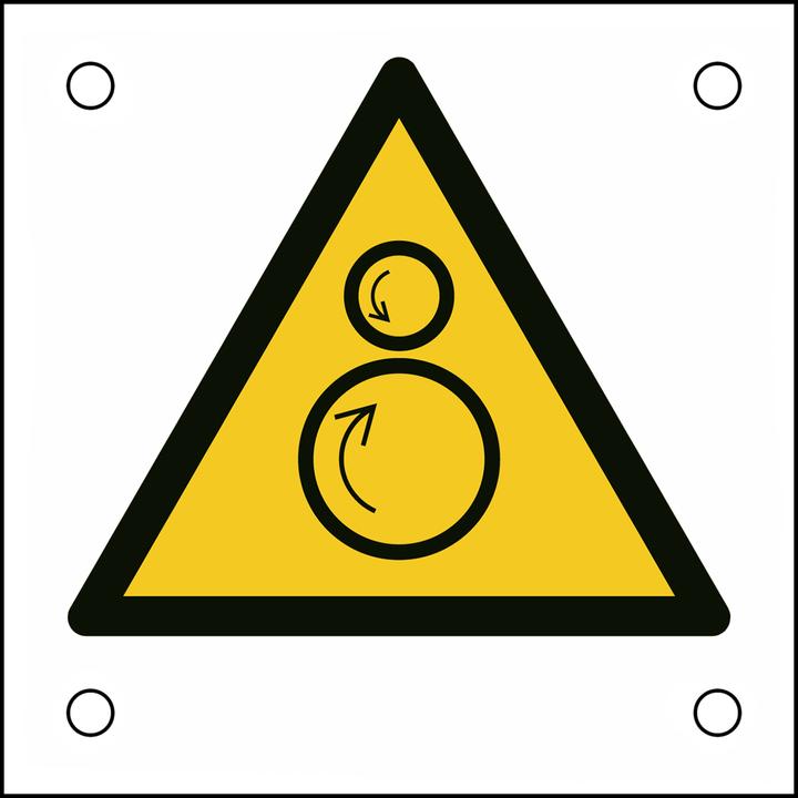 Immagine prodotto Brady Cartello di sicurezza ISO - avviso di pericolo per l'inserimento