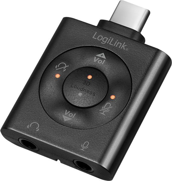 LogiLink Adattatore audio 1xUSB-C -> /F, virt.7.1 (USB-C)